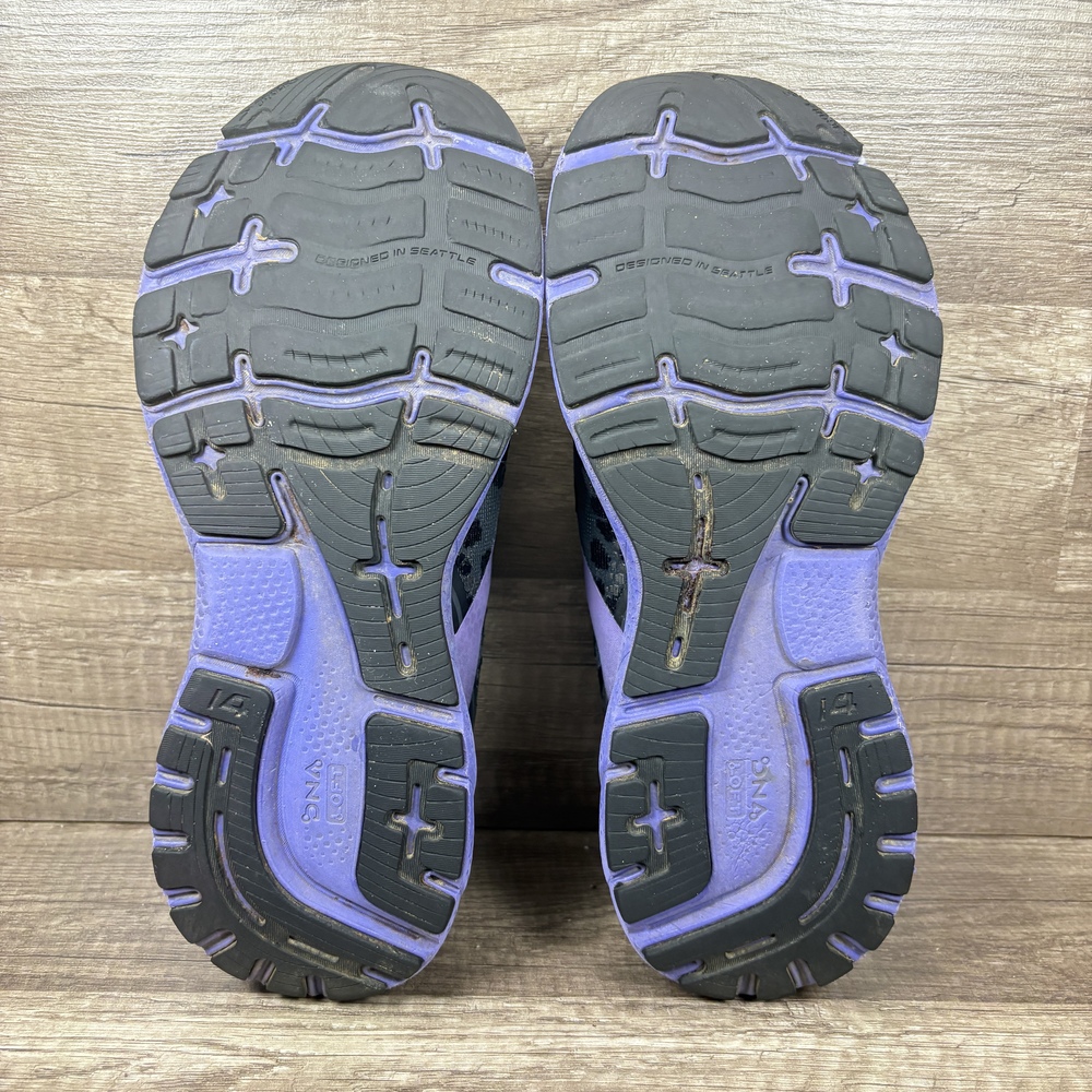 Brooks Ghost 14 Gray Purple Womens US Size 9 EUR 40.5 1203561B098 Running Shoes - Picture 8 of 9